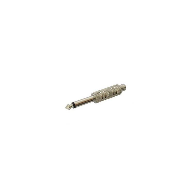 VEL CA021 FICHE JACK 6.35MM MONO MALE