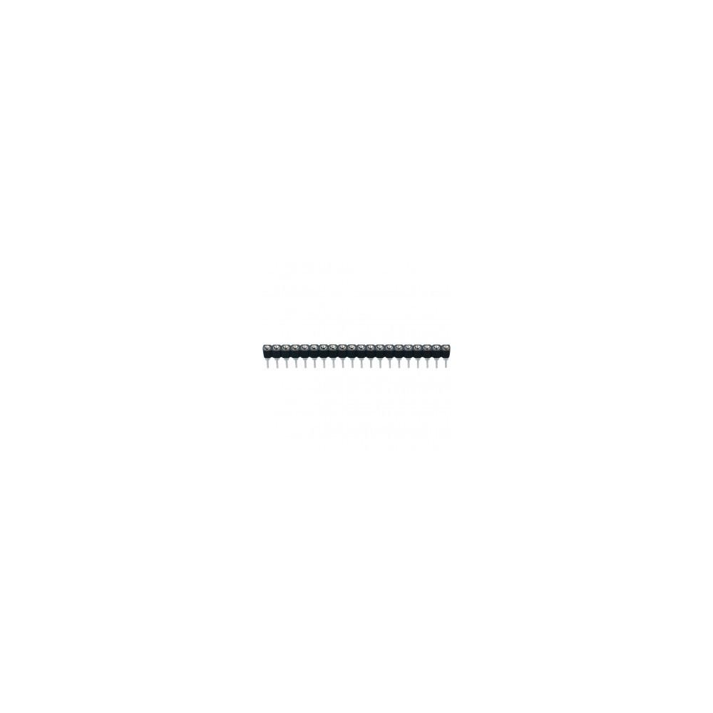 CONNECTEUR BARETTE TULIPE 1R 40P MF DROITE