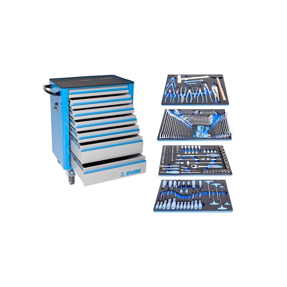 UNIOR 621757 Servante 7 tiroirs equipee