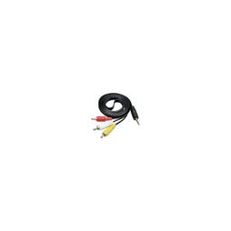 JACK 4C 3RCA MAL 1M