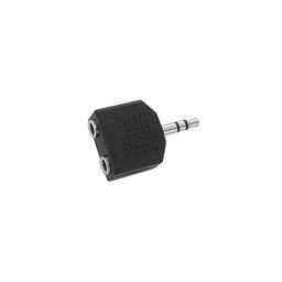 VEL CAA19 ADAPTATEUR DOUBLE JACK FEM 3.5mm