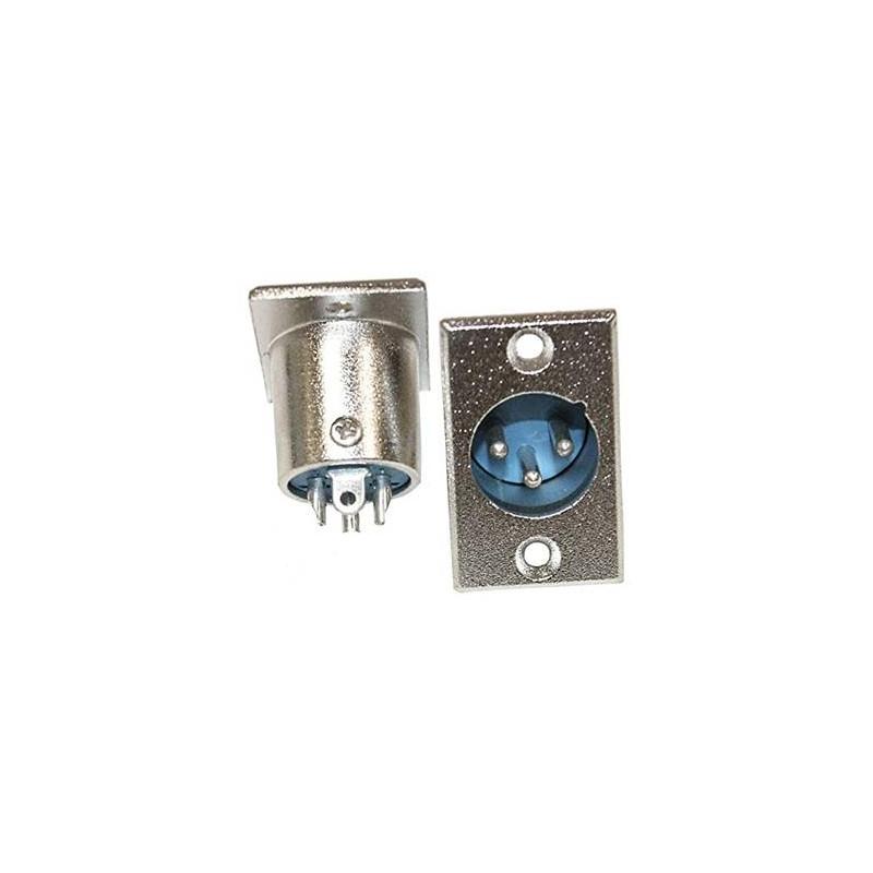 Canon Fiche XLR Male 3 Pin Chassis