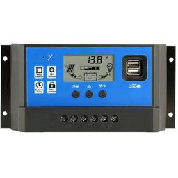 Contrôleur de Charge Solaire PWM 12 24V 20A