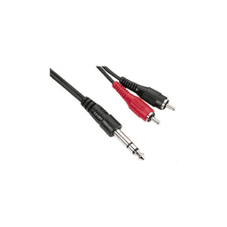 Stéréo 6.3 2RCA. Mâles 3m