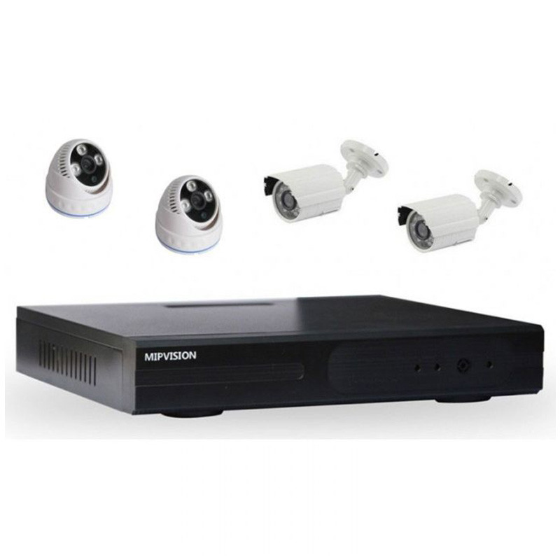 mipvision Surveillance MipVision DVR 2 + Caméras Interne + 2 Caméras Externes