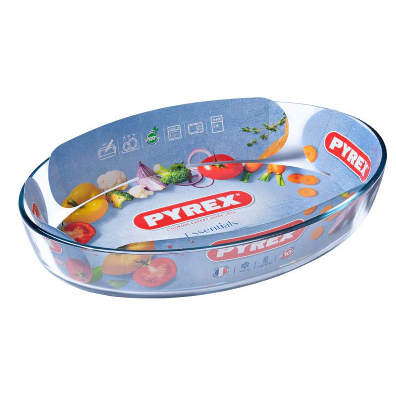PYREX Plat Ovale Essentiels Irrésistible 21x 13 Cm