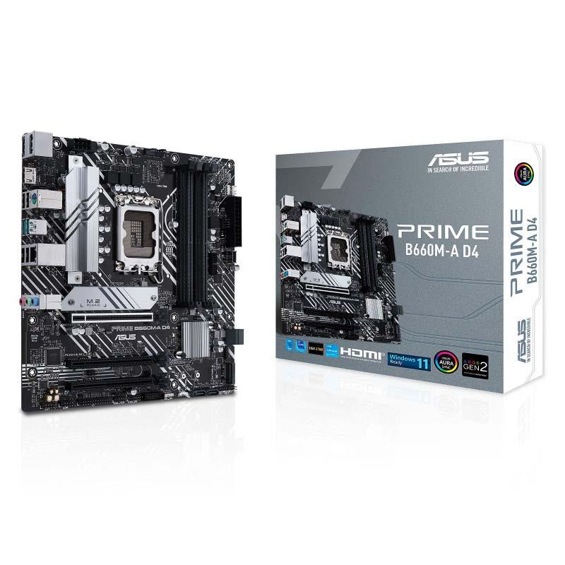 Asus Carte Mère Prime B660M-A D4 DDR4 LGA 1700