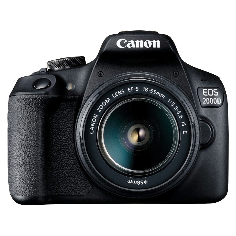 Canon Appareil Photo Reflex EOS 2000D BK EU26 + Objectif 18-55Mm