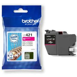 Brother Cartouche Jet d'encre LC421M Magenta