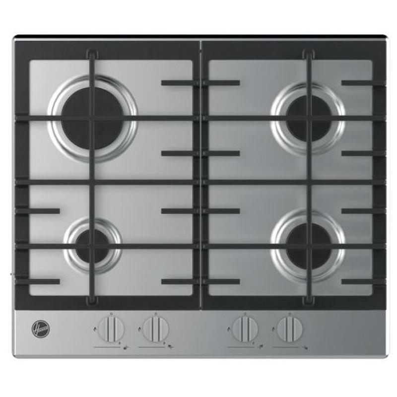 HOOVER Plaque HHG6BRK3X 4 Feux 60Cm Inox