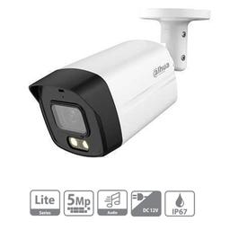 DAHUA Caméra De Surveillance Extérieur HAC-HFW1509TLMPA Full Color 5MP + Micro