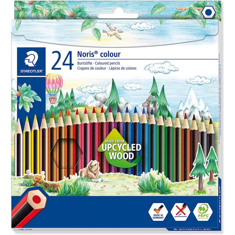 Staedtler 24 Crayons De Couleur Noris 185