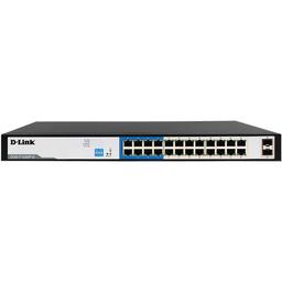 D-Link Switch De Bureau DGS-F1026P-E 24GE PoE + 2 SFP Ports 250m