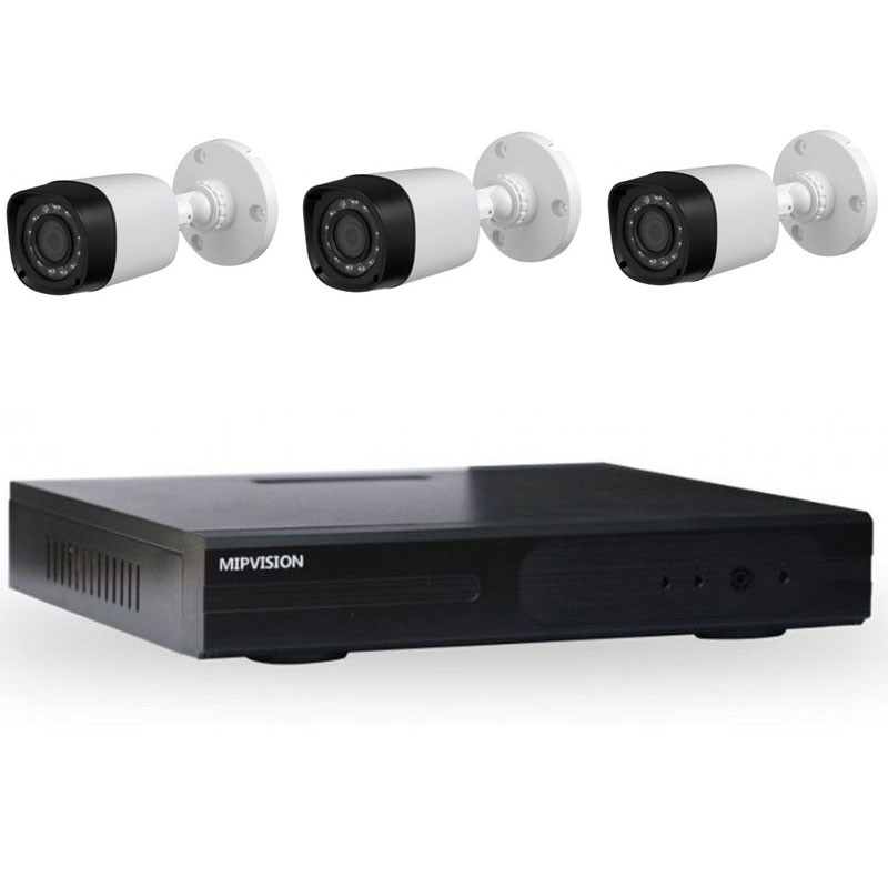 mipvision XDVR Mipvision AHD 5en1 5mp + 3 Cameras Externes F024 2MP