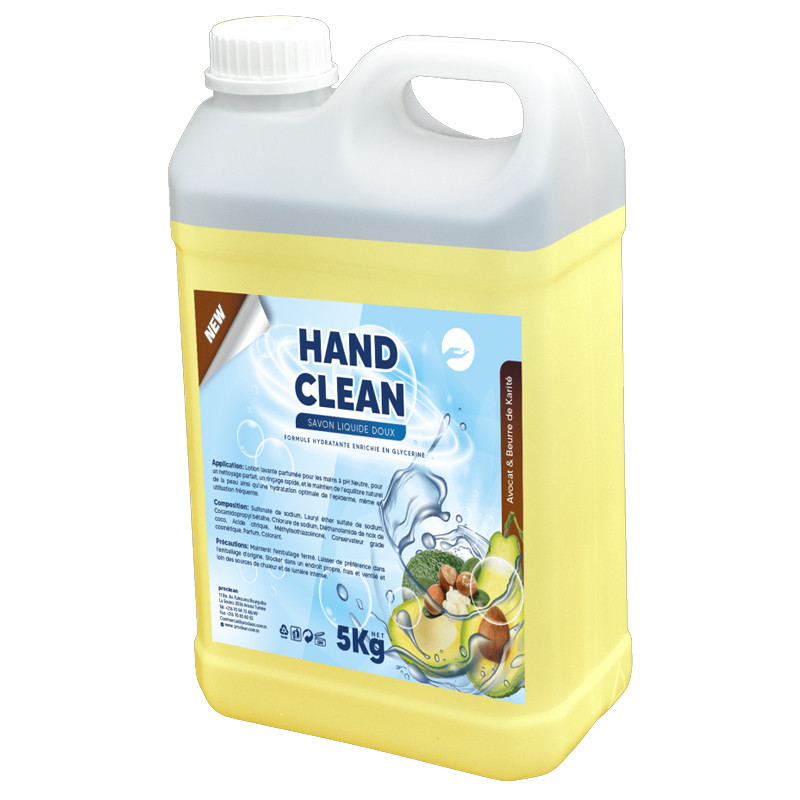 Hand Clean Liquide Main Hand Clean Avocat Beurre De Karité 5Kg