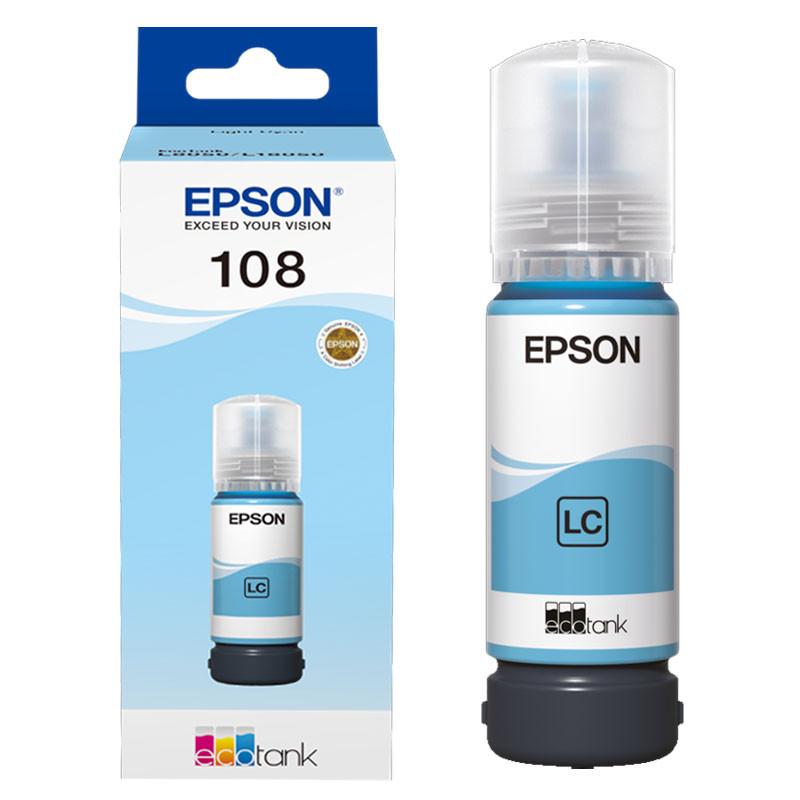 Epson D'encre Ecotank 108 Cyan Clair