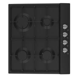 Mont Blanc De Cuisson Encastrable PBR60-4 Feux 60Cm Noir