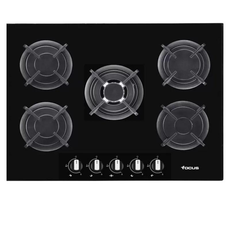 Focus Plaque De Cuisson Encastrable F 4179B 5 Feux 90Cm Vitro
