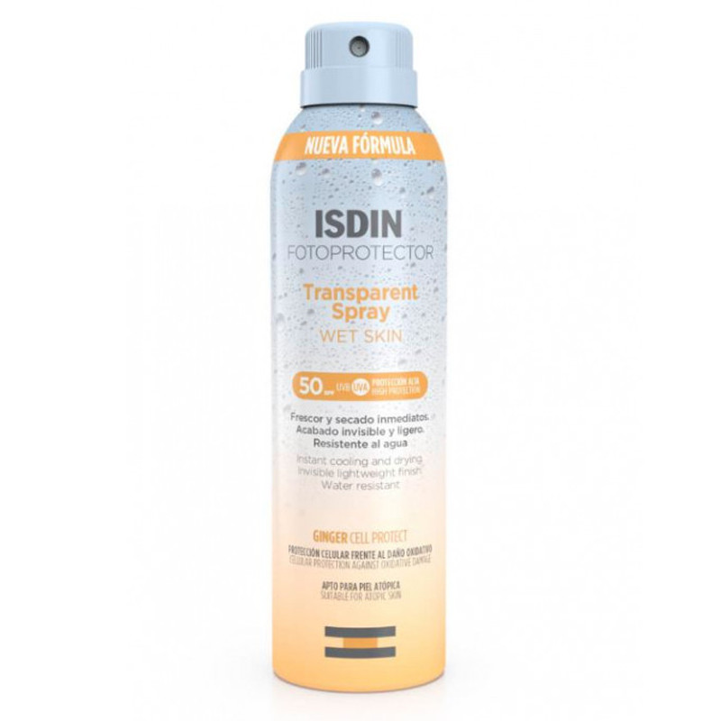 ISDIN Photoprotecteur Solaire Spray Wet Skin SPF50