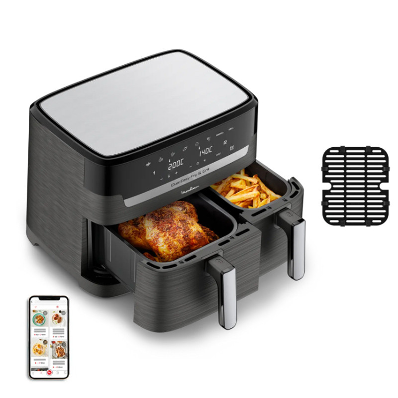Moulinex Dual Easy Fry & Grill EZ905B20 2450W