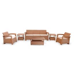 Salon De Jardin Syphax 5 Places Taupe