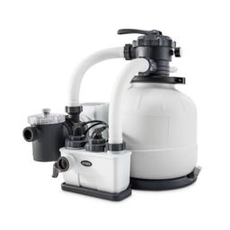 Intex Filtre Intex 6m³ h + Stérilisateur au Sel QX2100