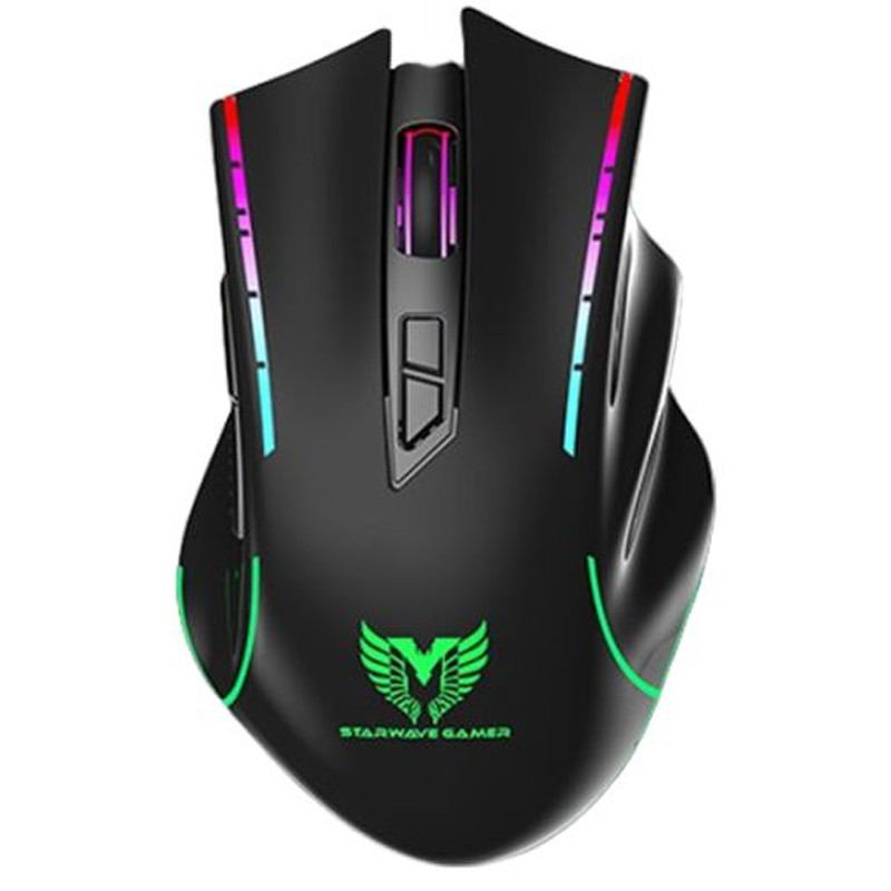 Star Wave Gamer Sans Fil Star Wave GM1051 Rétroéclairage Rainbow