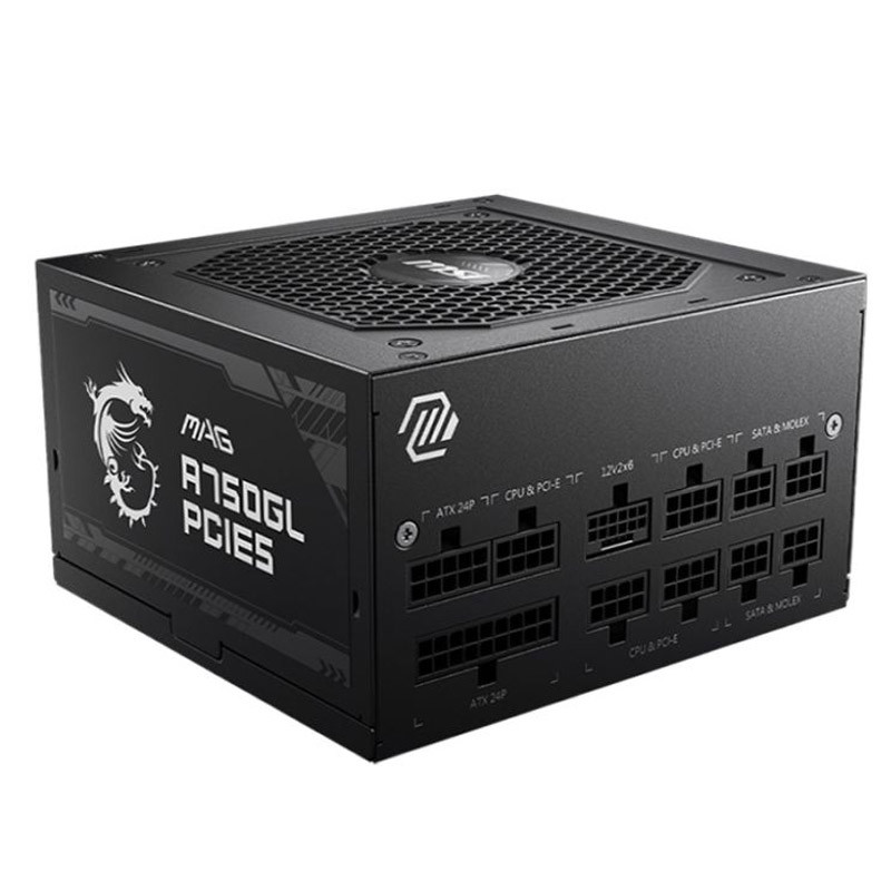 MSI Boite D'alimentation MAG A750GL PCIE5 80+ Full Modulaire