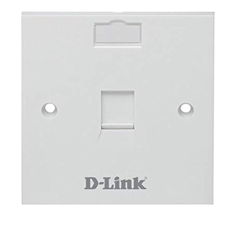 D-Link Boite RJ45 NFP-0WHI11 Cat6 Utp Single Faceplate