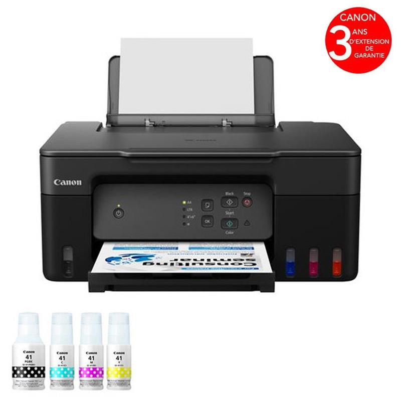 Canon Imprimante Multifonction Pixma G2430 à Réservoir Intégré Jet d'Encre Couleur