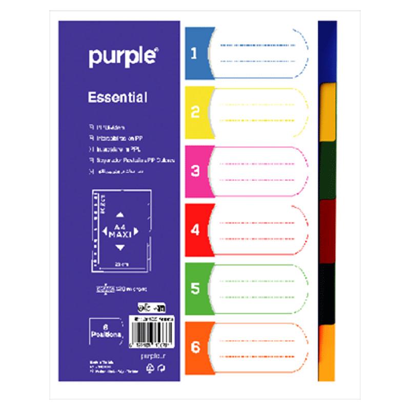 Purple Essential A4 6 Positions