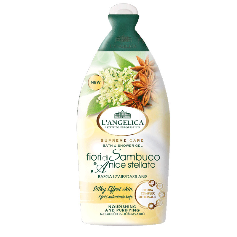 L'Angelica Douche Supreme Care Fleur De Sureau Anis Etoilé