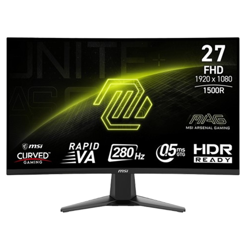 MSI Ecran Gamer Curved MAG 276CXF 27" FHD 280Hz RAPID VA
