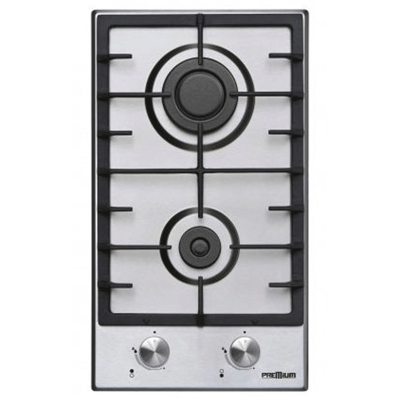 Premium Cuisson Encastrable Premium AP32-XS02 2 Feux 30Cm Inox