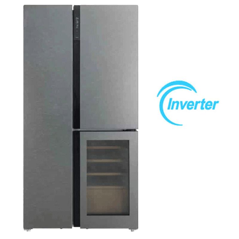 HYUNDAI By Hyundai Inverter 548L NoFrost + Cave À Vin Verre