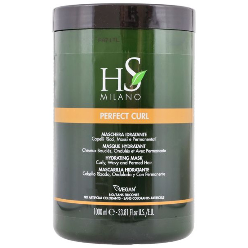 HS Milano Milano Perfect Curl Masque capillaire hydratant 1 Litre
