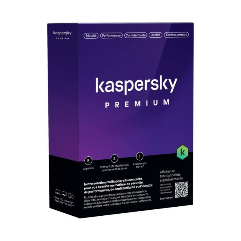 Kaspersky kaspersky Premium 5 Postes Protection Complete 1an