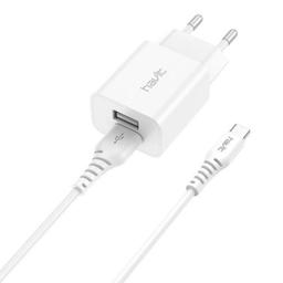 Havit Secteur Havit ST902 2 Ports USB + Cable Type-C 10W