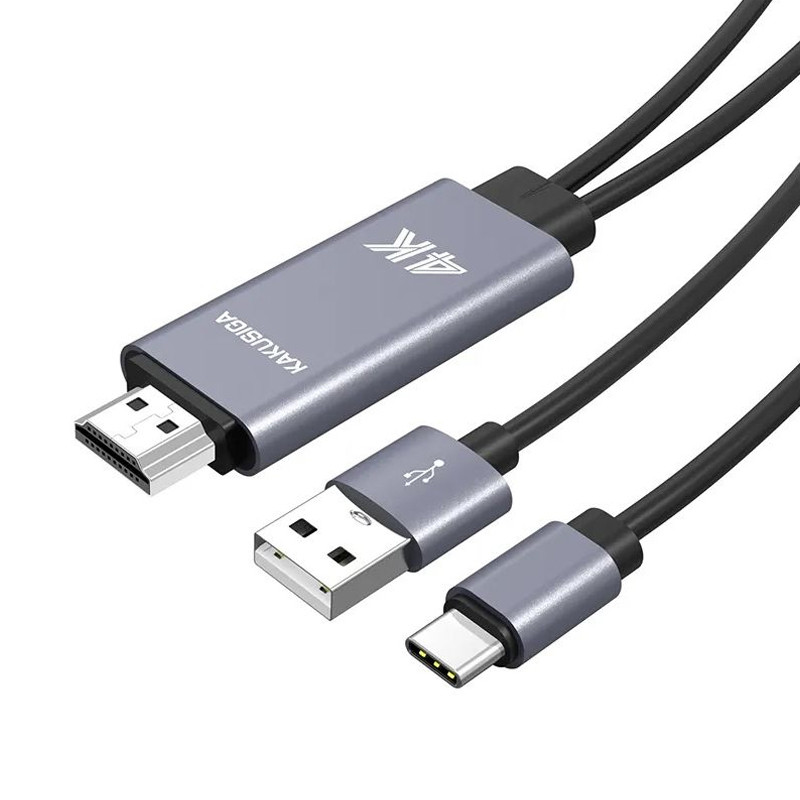 Kaku Kaku KSC-557 3En1 USB Type-C vers HDMI 4K