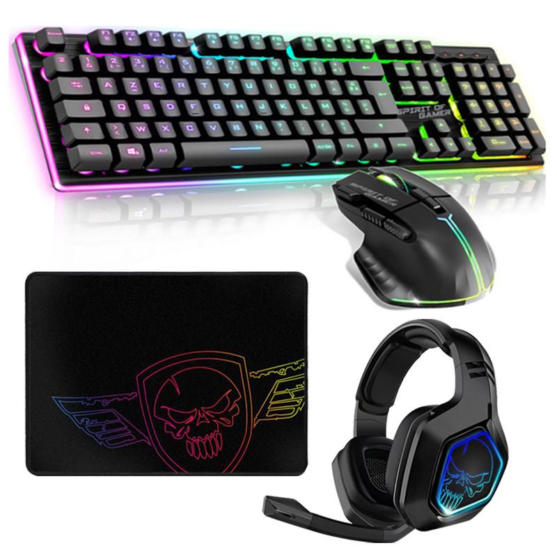 SPIRIT OF GAMER Spirit Of Clavier & Souris & Tapis de Souris & Micro Casque