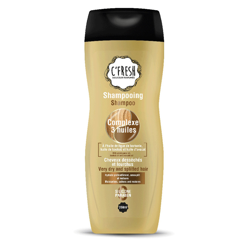 C'fresh Complexe 3 huiles Pour Cheveux Desséchés Fourchus
