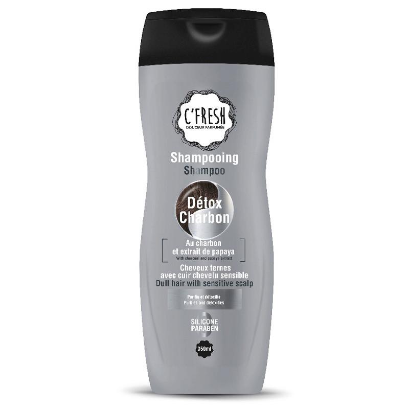 C'fresh Détox Charbon Pour Cheveux Ternes, Cuir Chevelu