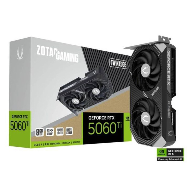 Zotac Graphique Gaming Zotac GeForce RTX 5060 Ti GDDR7 Twin Edge