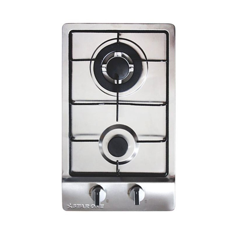 Star One Cuisson Encastrable Star One ST-303SS 2 Feux 30Cm Inox