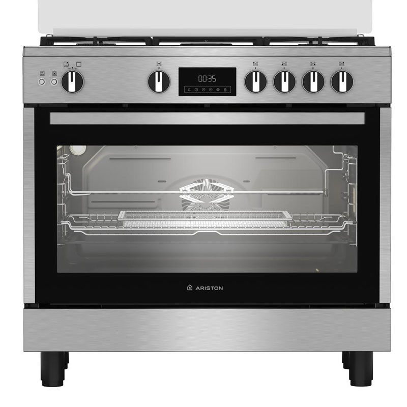 Ariston Cuisinière à Gaz ARR9GGF33229XNA 5 Feux 90Cm