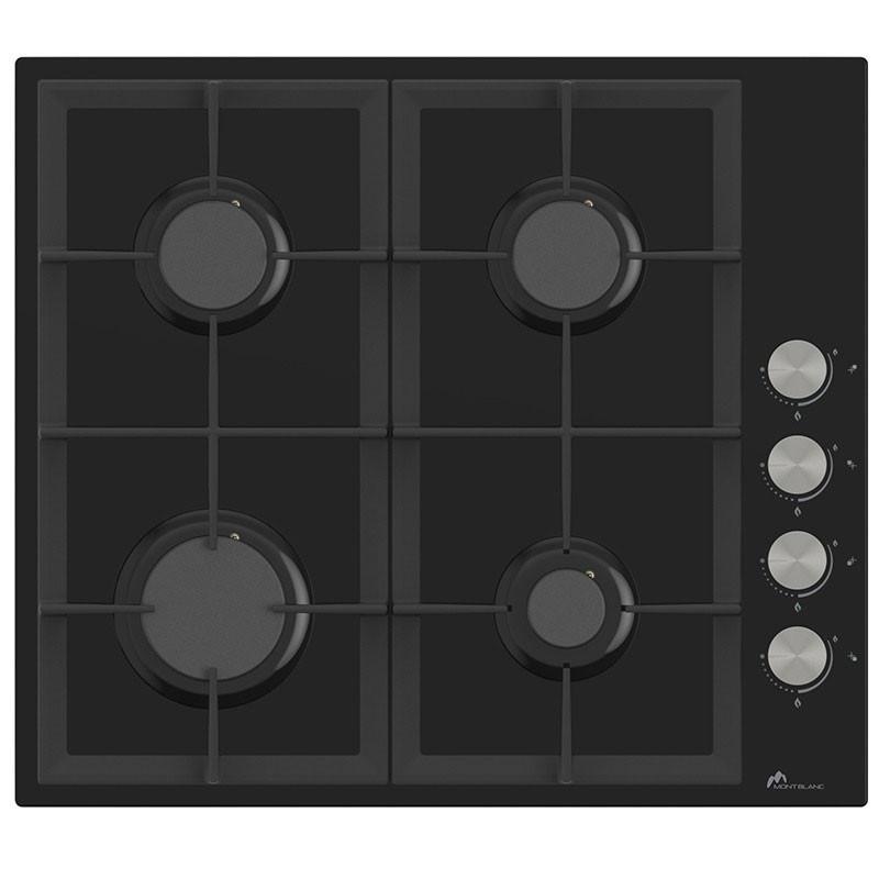 Mont Blanc Plaque de Cuisson Encastrable PNR60-4 Feux 60Cm Noir