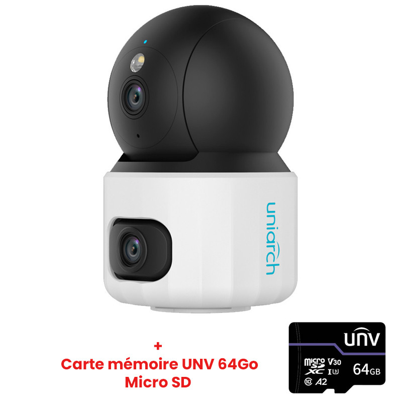 Uniarch De Surveillance Interne Uniarch IP Double Objectif 10 MP