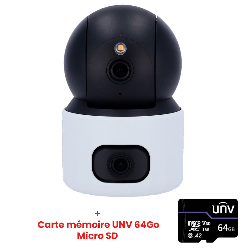Uniarch De Surveillance Interne Uniarch Dome IP Double Objectif 6 MP