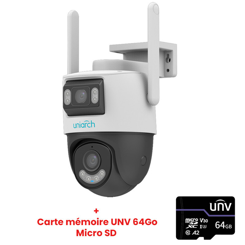 Uniarch De Surveillance Extérieur Uniarch Dome IP Double Objectif 6 MP