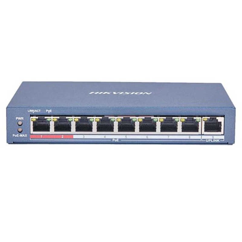HikVision Hikvision DS-3E0109P-E-C 8 Ports Poe Fast Ethernet